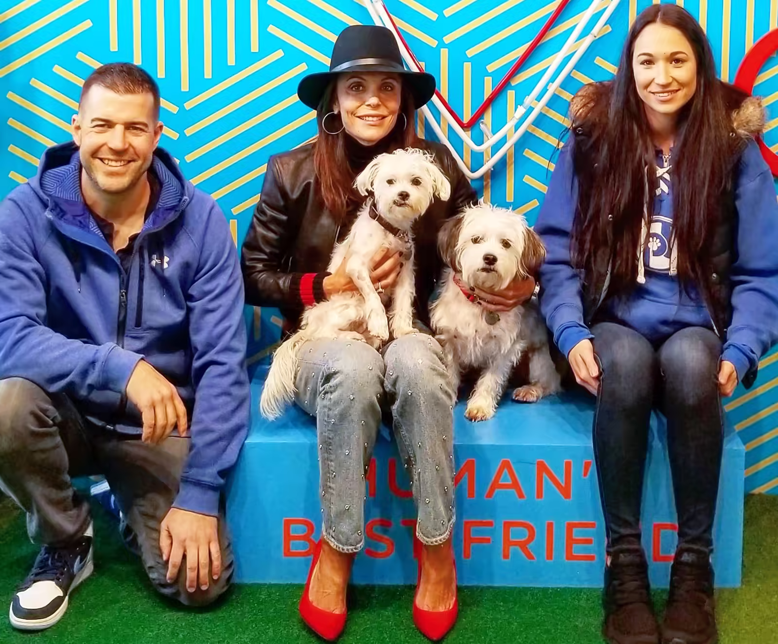 Bethenny Frankel, whose rescues Biggy and Smallz trained with Pack Leader Dogs.
