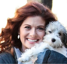 Debra Messing, actress on Will and Grace, whose dog Henry stayed with the pack.